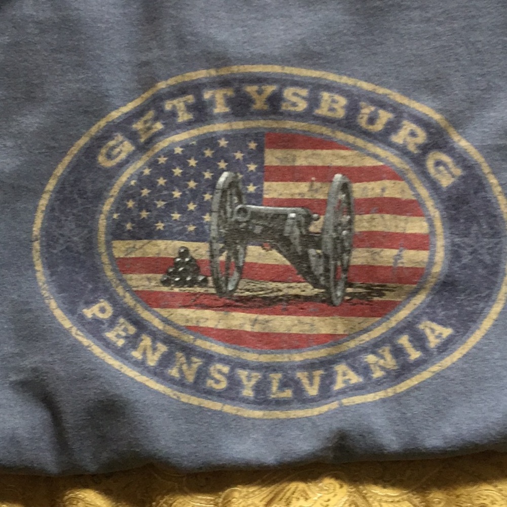 Gettysburg Pennsylvania T-Shirt 100% Cotton …vintage 1990’s